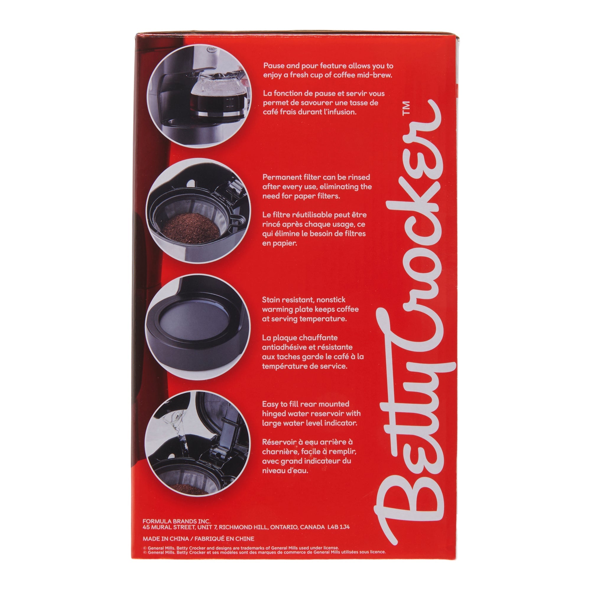 Betty Crocker 4-Cup Coffee Maker, Black