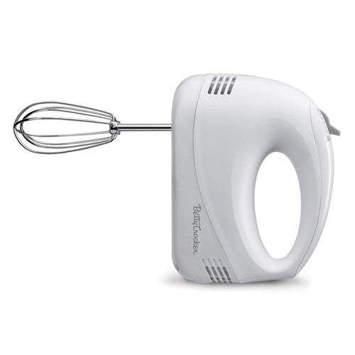 Betty Crocker 5-Speed Hand Mixer, White