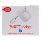 Betty Crocker 5-Speed Hand Mixer, White