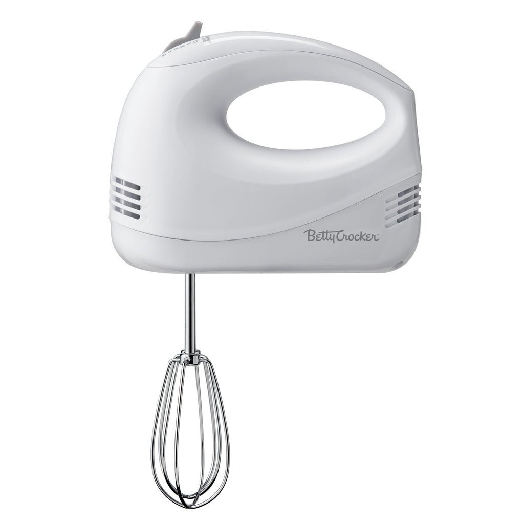 Betty Crocker 5-Speed Hand Mixer, White