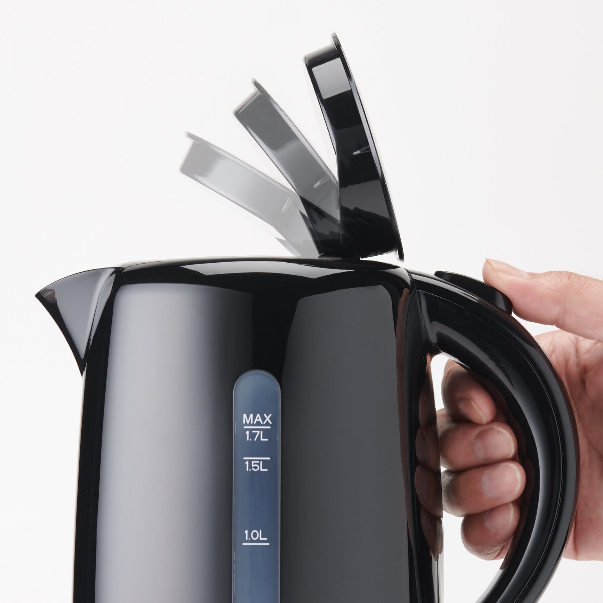 Betty Crocker 360 Jug Kettle, Black, 1.7-L