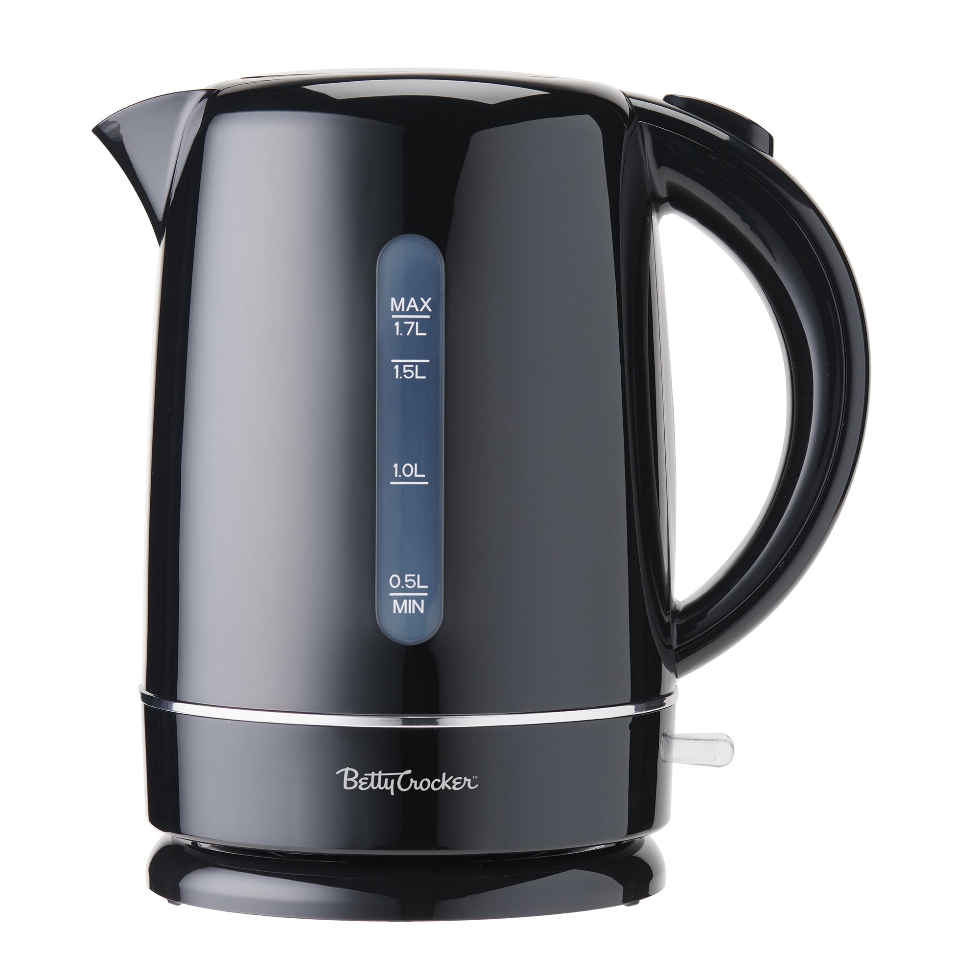 Betty Crocker 360 Jug Kettle, Black, 1.7-L