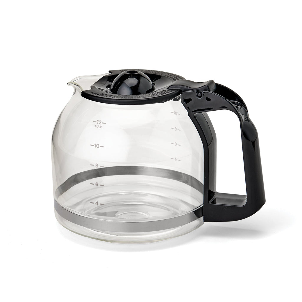 Betty Crocker 12 Cup Coffee Maker, Black and Silver, 1.9-qt