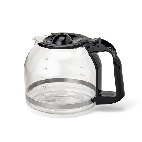 Betty Crocker 12 Cup Coffee Maker, Black and Silver, 1.9-qt