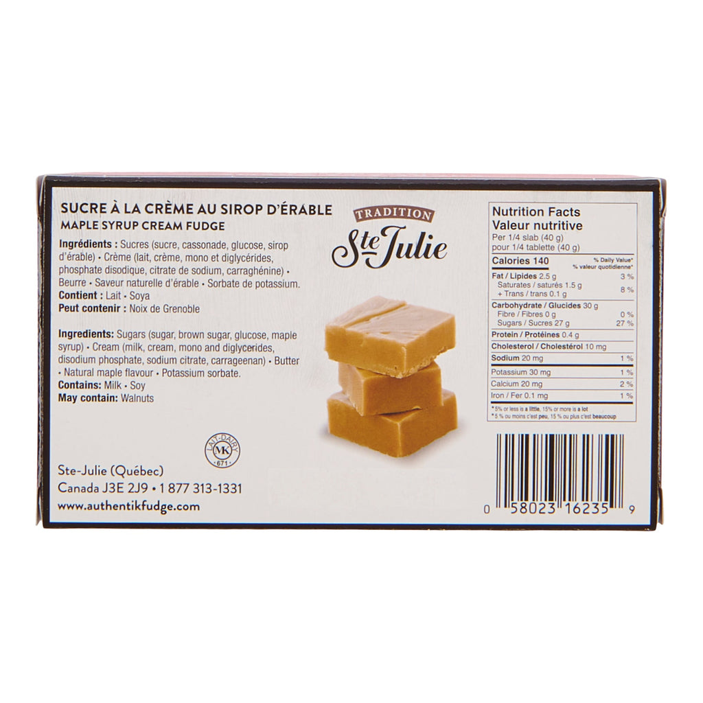 Ste-Julie Maple Fudge, 160 g