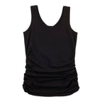 mySTYLE Women's Cool Comfort 2-in-1 Ruched Tank Top