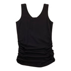 mySTYLE Women's Cool Comfort 2-in-1 Ruched Tank Top