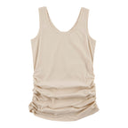mySTYLE Women's Cool Comfort 2-in-1 Ruched Tank Top