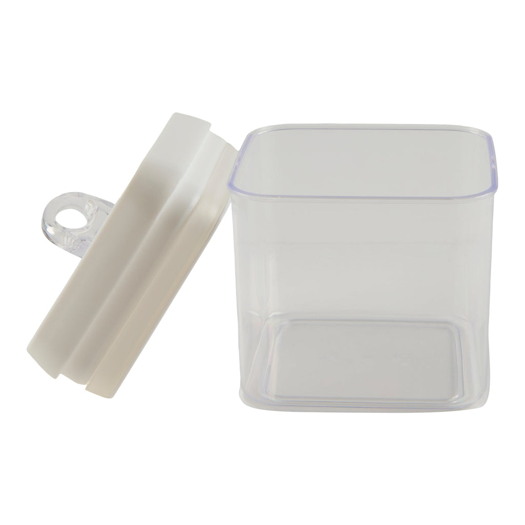 Square Air Tight Storage Container, White, 1-L