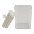 Square Air Tight Storage Container, White, 1.7-L