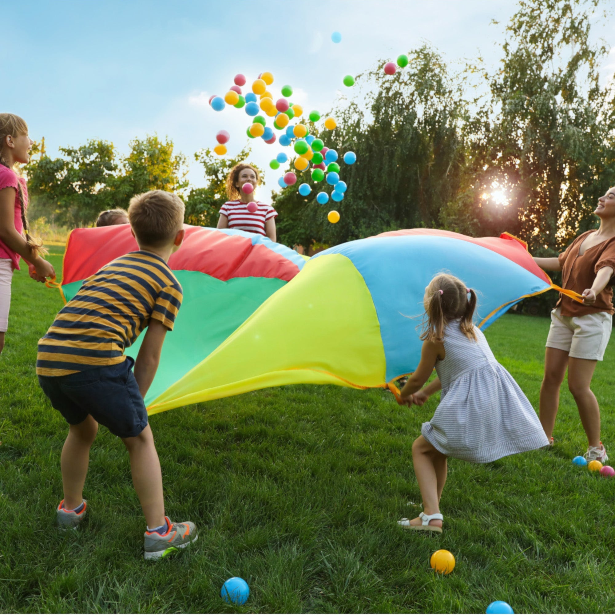 Fun Play Parachute, 6-ft.