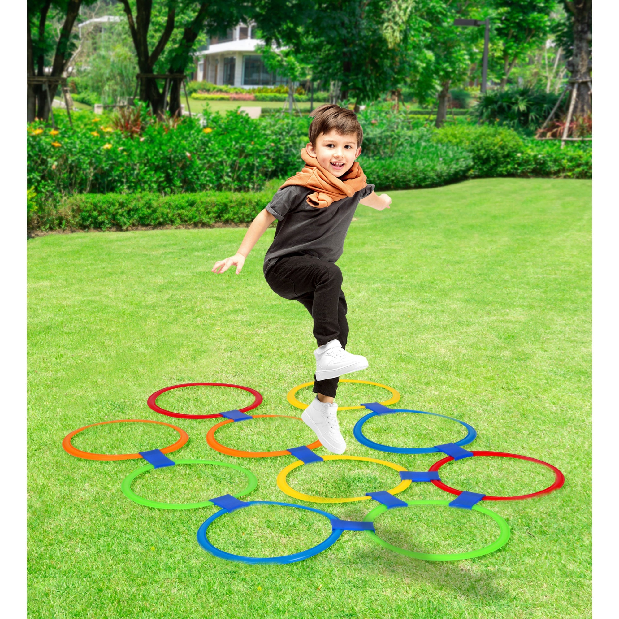 Fun Hopscotch Game, 10-Piece