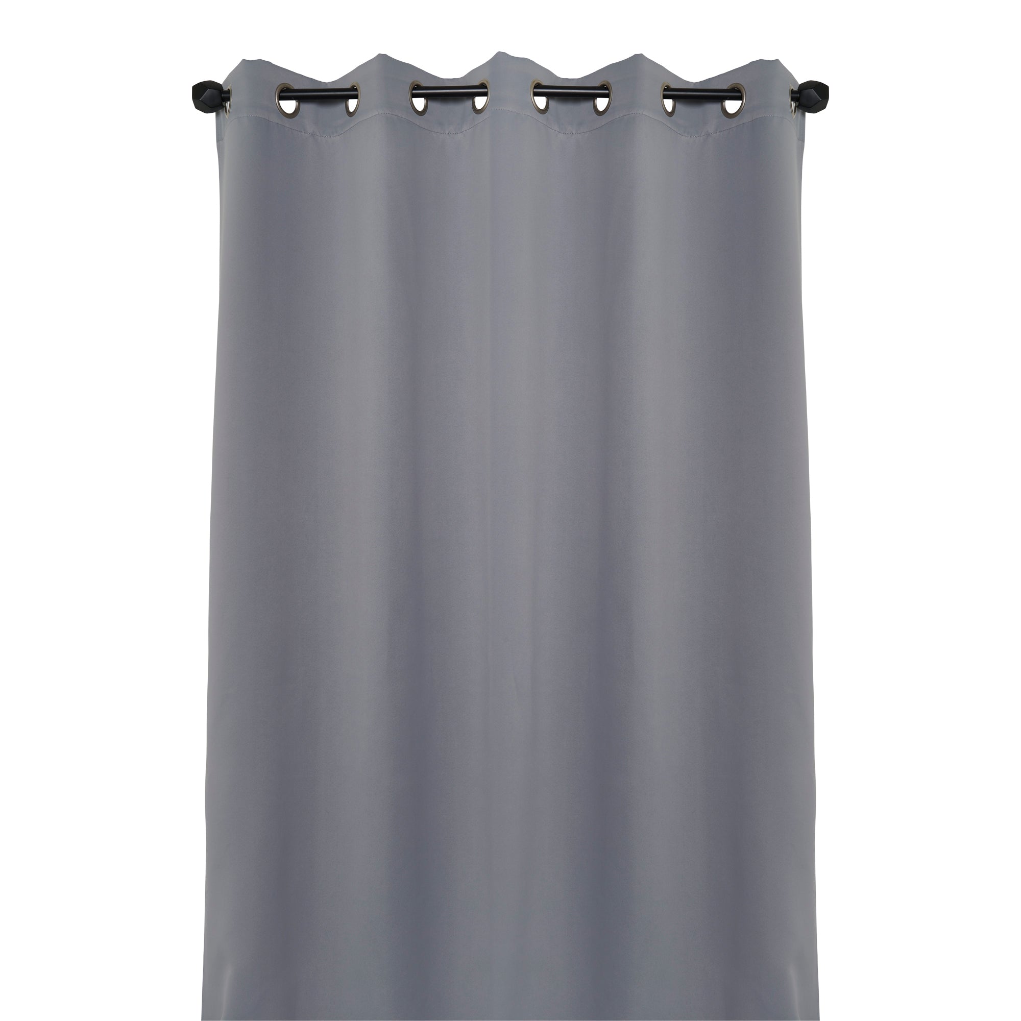 HomeStyles Blackout Curtain, Grey, 52-in x 84-in.