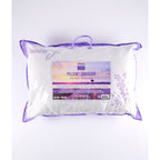 Safdie & Co. Lavender Bamboo Pillow, White