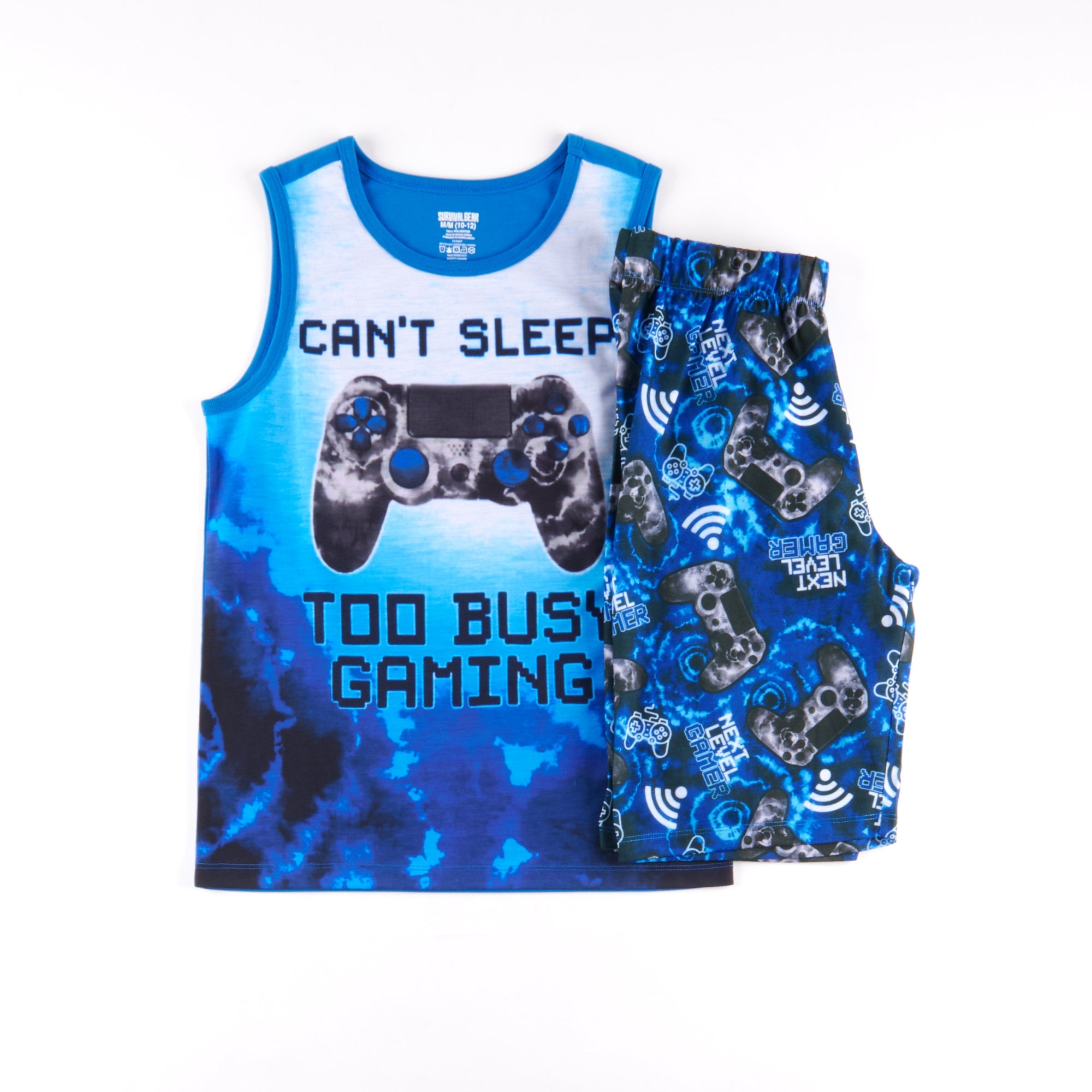 SURVIVAL GEAR Boys' Graphic Print Pyjama Boxer Set, 2-piece