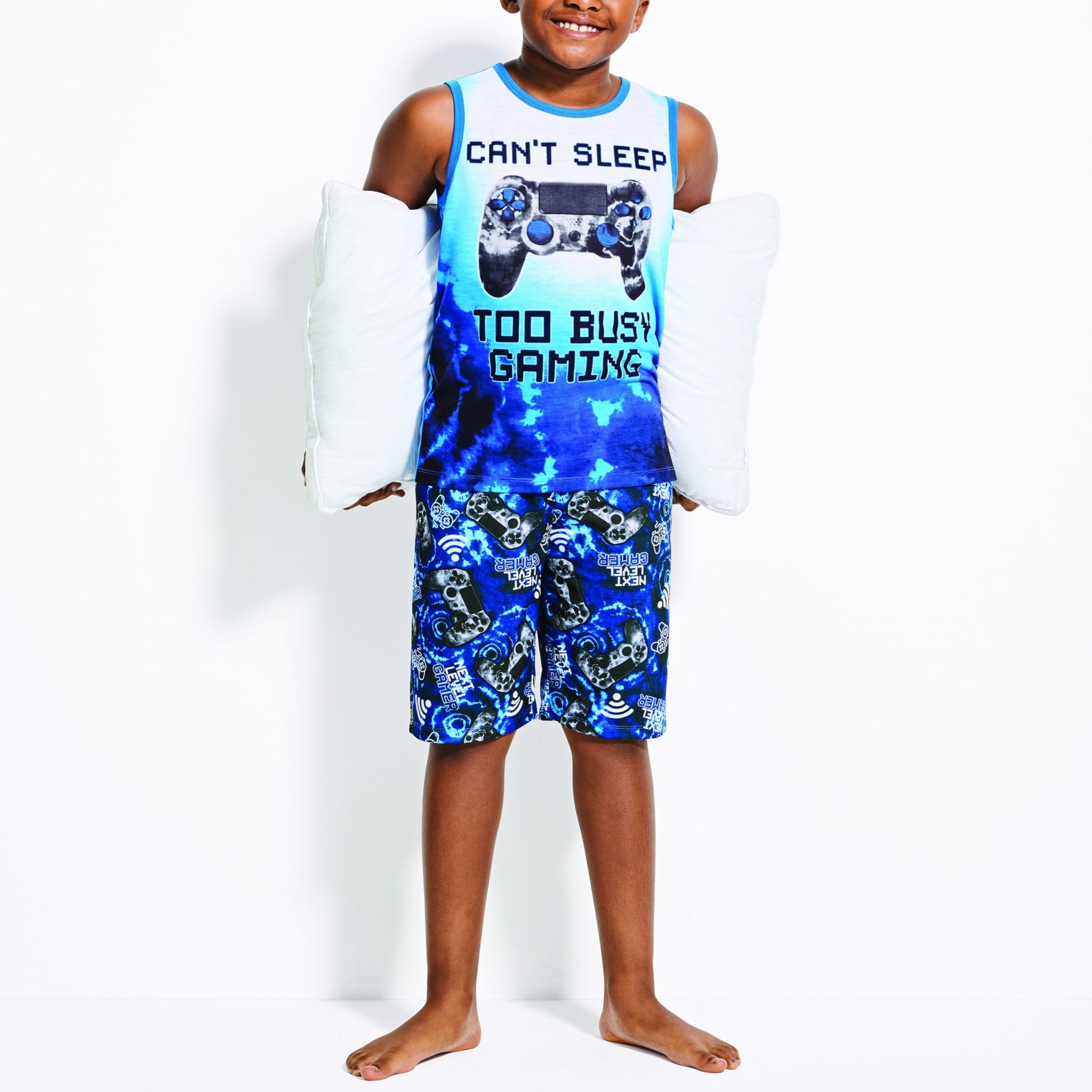 SURVIVAL GEAR Boys' Graphic Print Pyjama Boxer Set, 2-piece