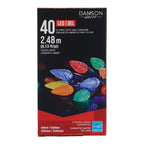 Danson Décor Multi Colour 40 LED C6 String Lights, 2.48-m