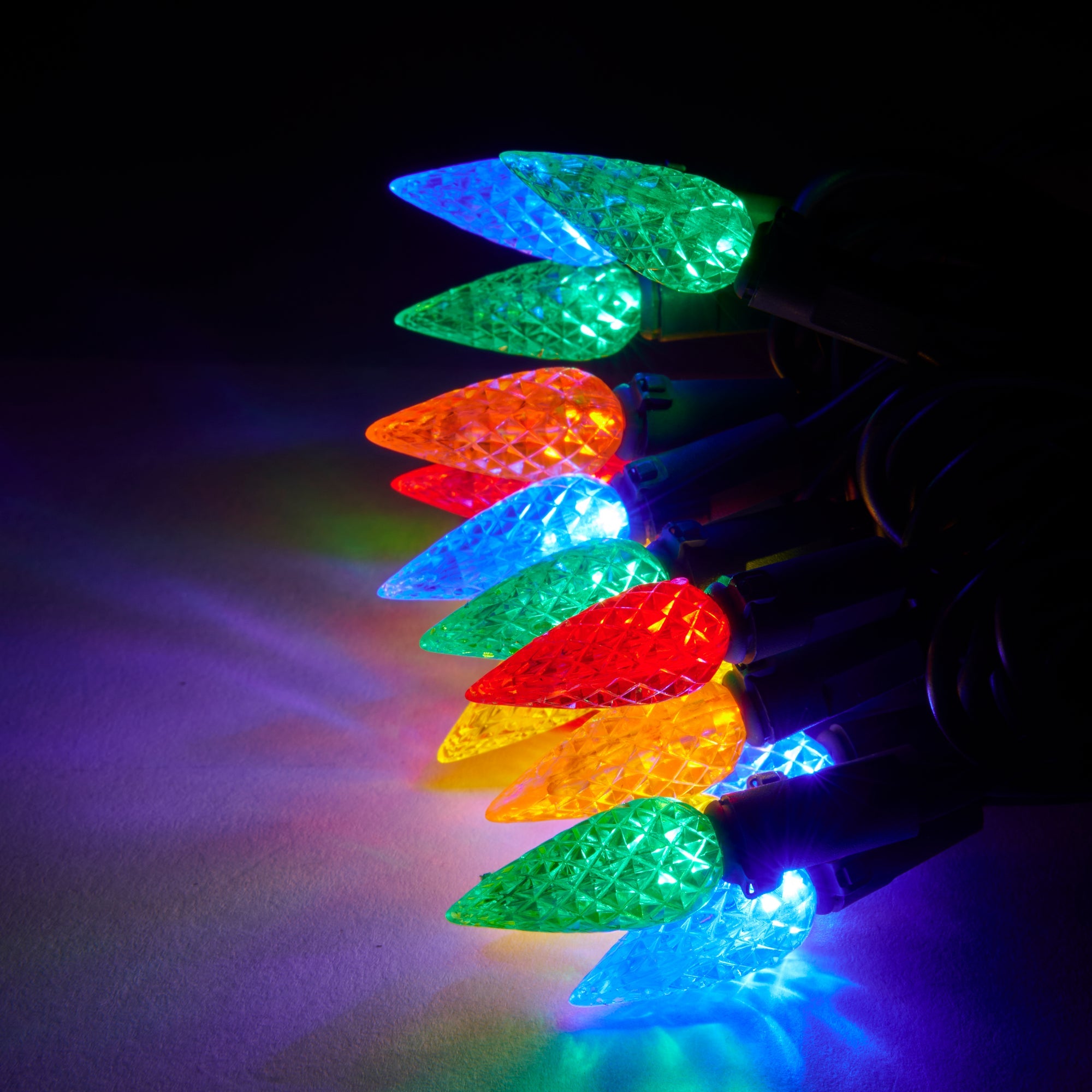 Danson Décor Multi Colour 40 LED C6 String Lights, 2.48-m