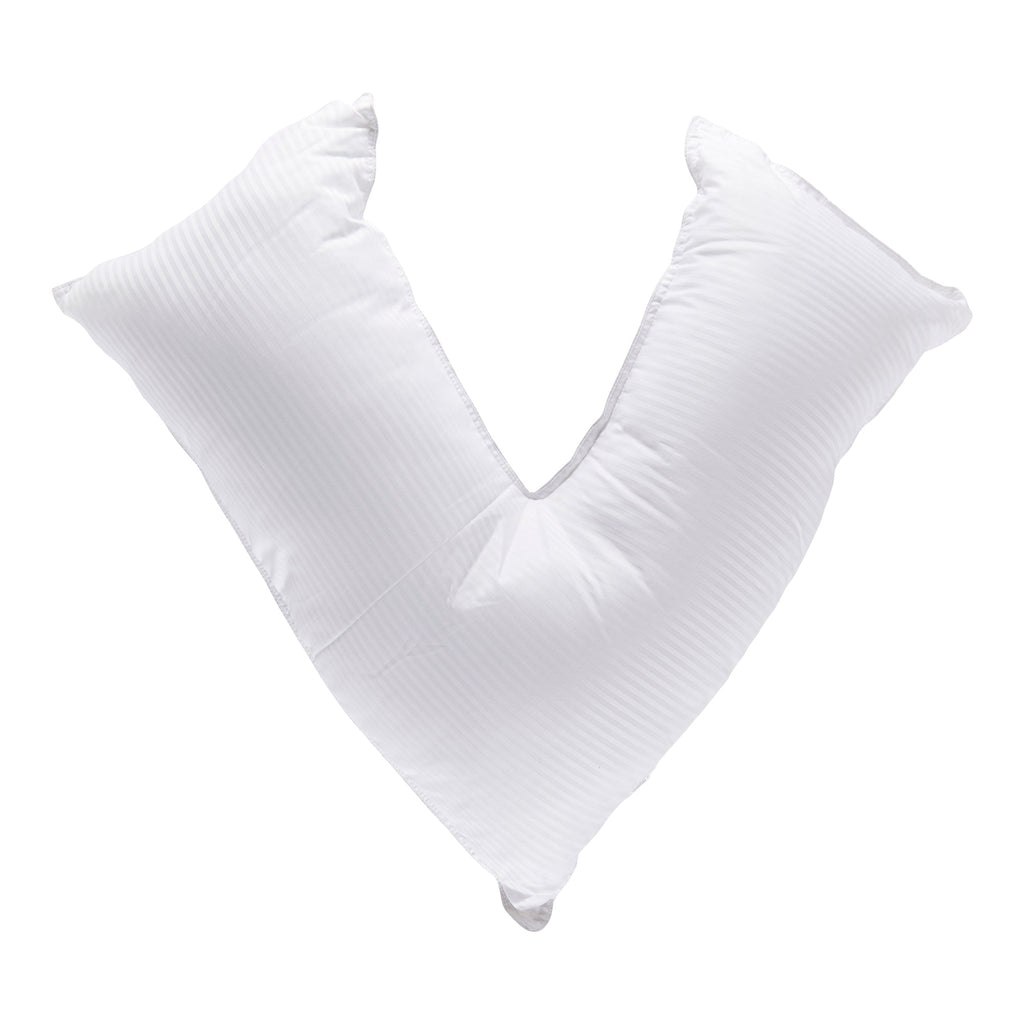 Boomerang Pillow, White
