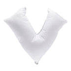 Boomerang Pillow, White