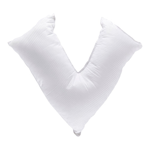 Boomerang Pillow, White