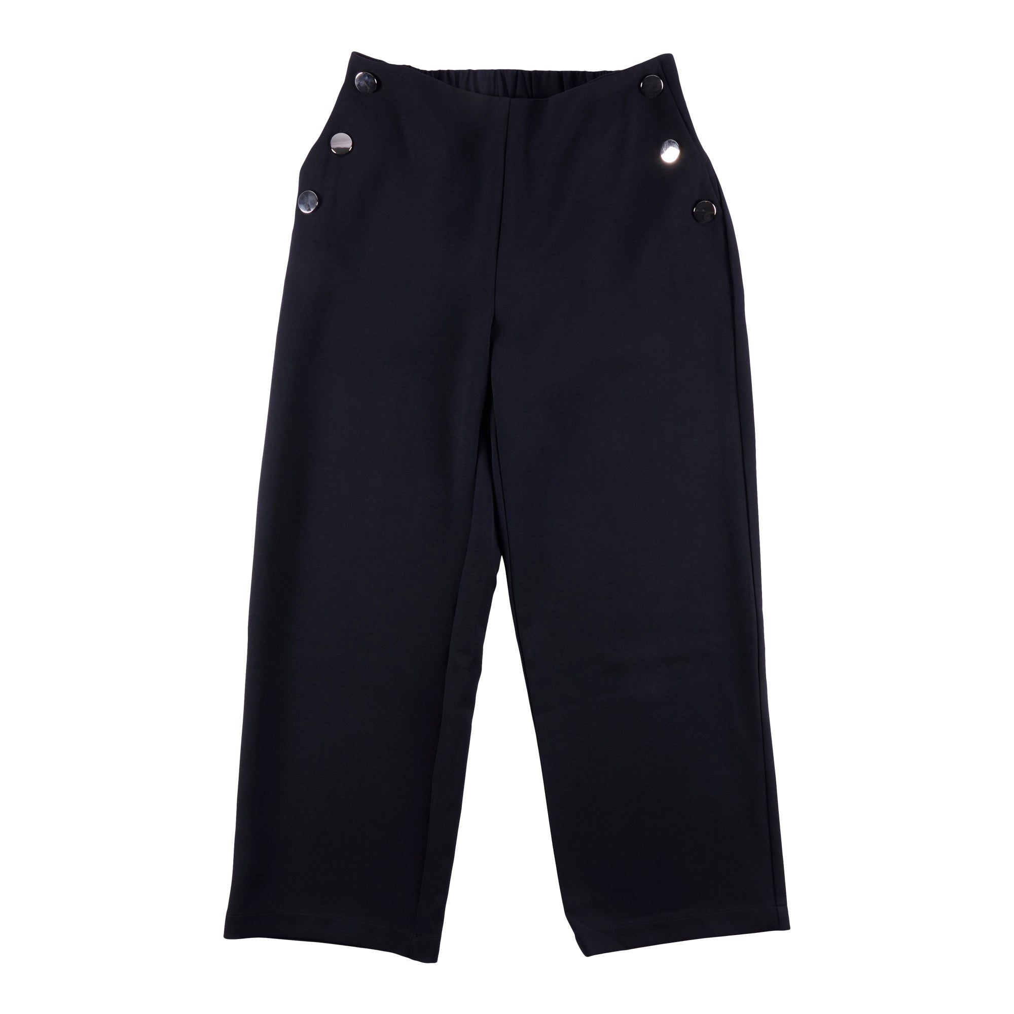 lily morgan Women's Trendsetters Wide Leg Pants with Buttons