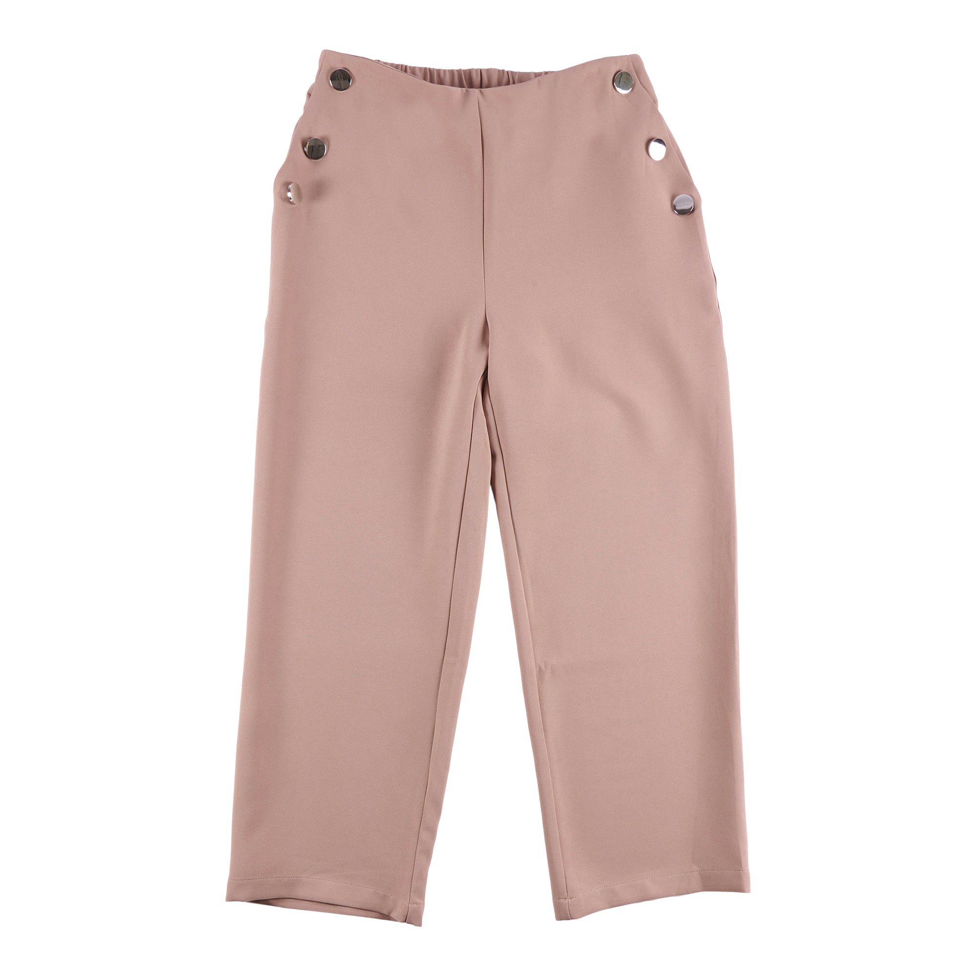 lily morgan Women's Trendsetters Wide Leg Pants with Buttons