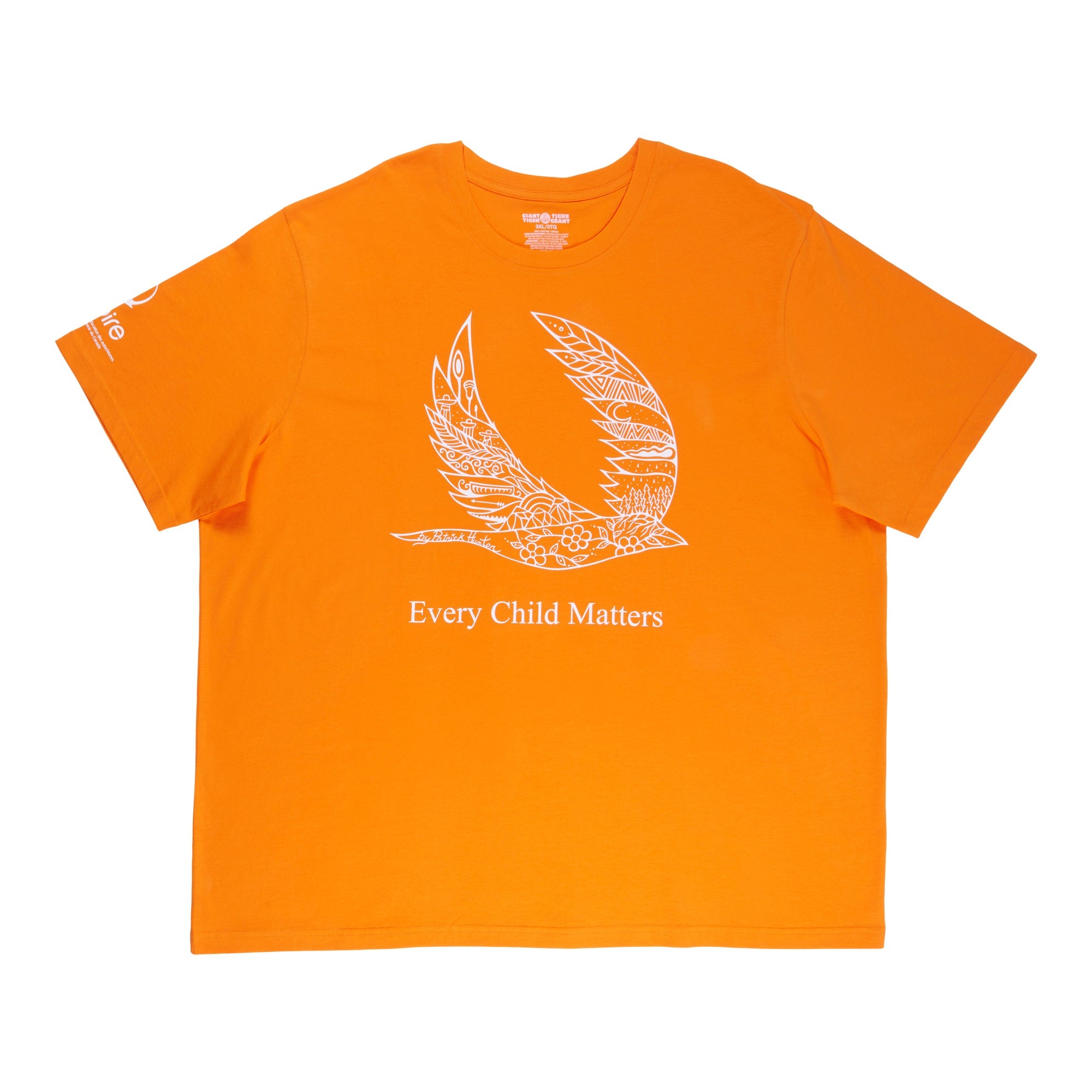 « Every Child Matters », t-shirt orange unisexe en anglais de la Journée nationale de la vérité et de la réconciliation surdimensionnée/taille plus pour adultes