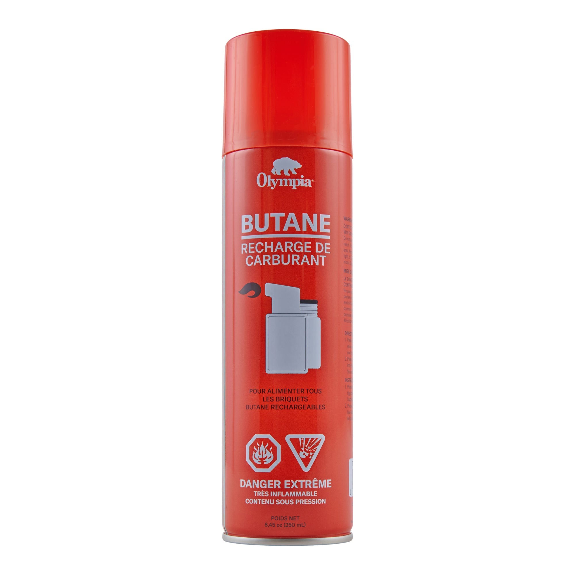 Olympia Butane Fuel Refill, 250 mL