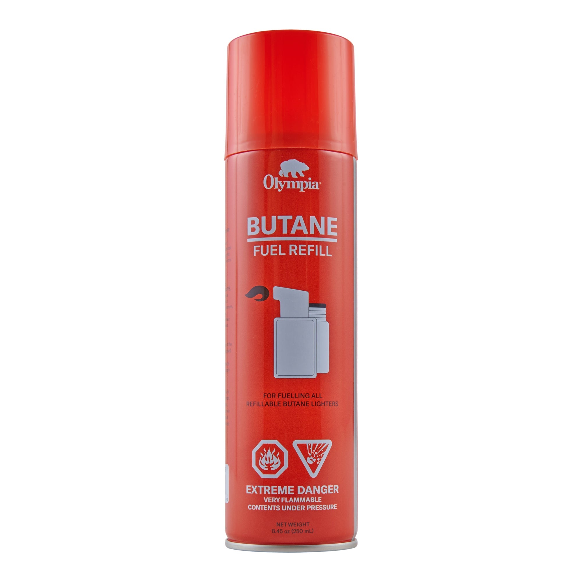 Olympia Butane Fuel Refill, 250 mL