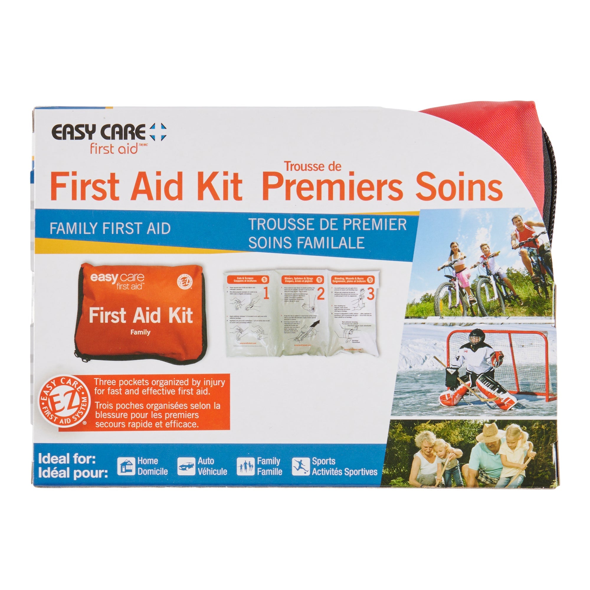 Easy Care Family First Aid Kit, 64 Piece