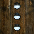 Solar Living Solar Fence Lights, 4.3-in, 3 Pack