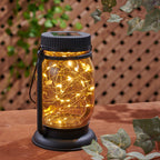 Pot lumineux alimenté à l'énergie solaire - 6 po