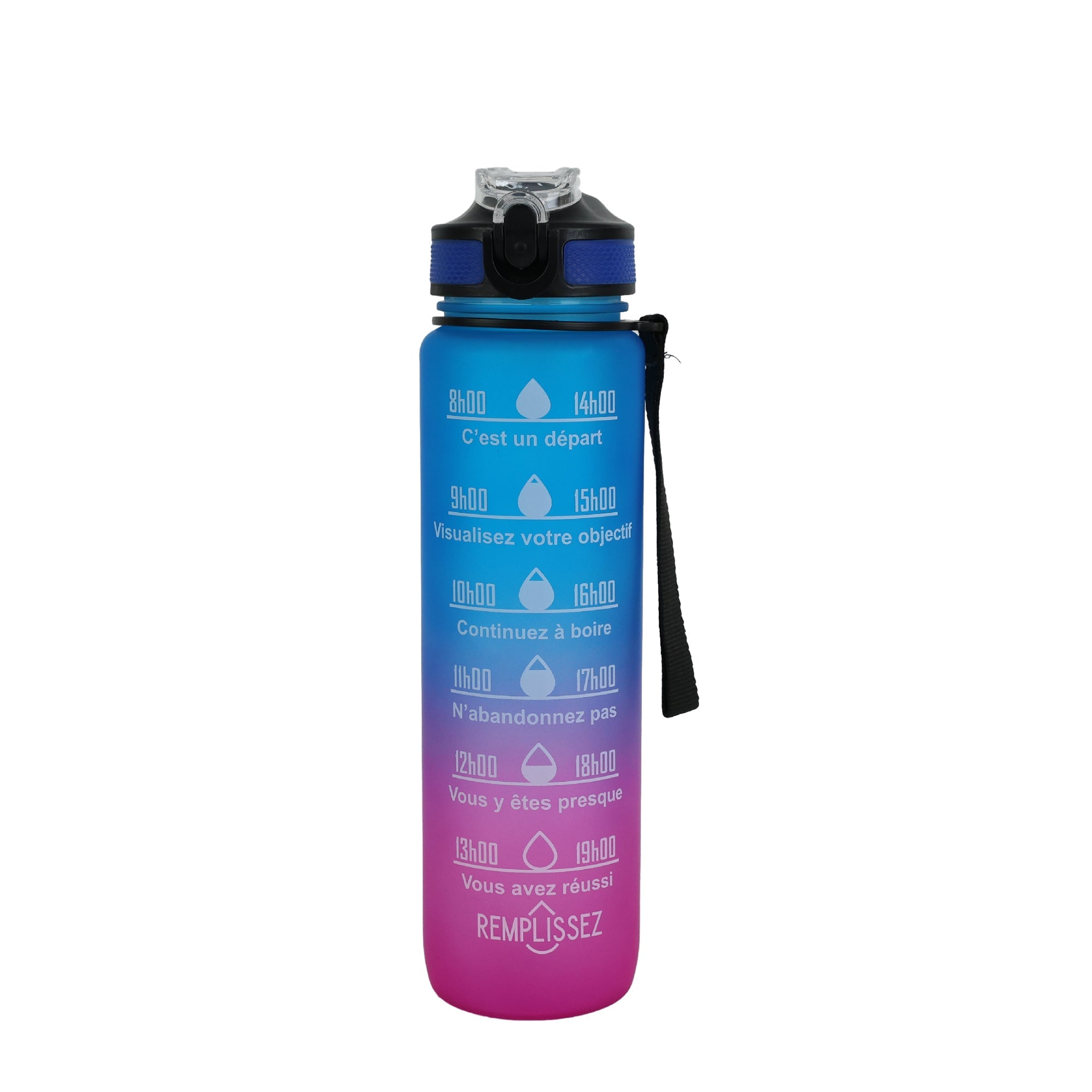 HomeStyles Motivational Water Bottle, 32-oz.