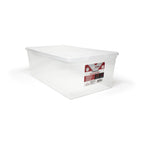Tuffstore Clear Tote With Lid, 5.8-L.