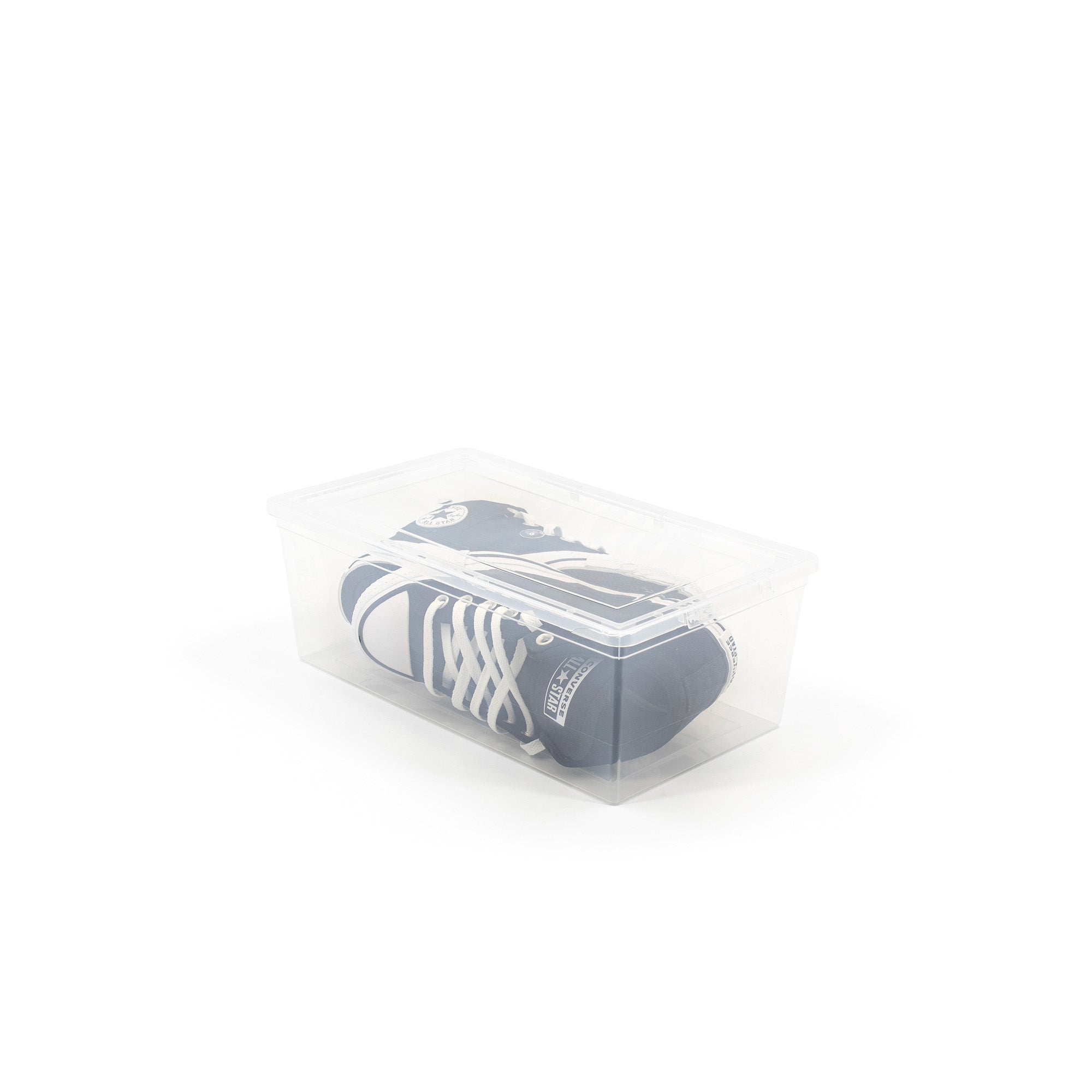 Tuffstore Clear Tote With Lid, 5.8-L.
