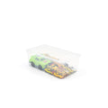 Tuffstore Clear Tote With Lid, 5.8-L.