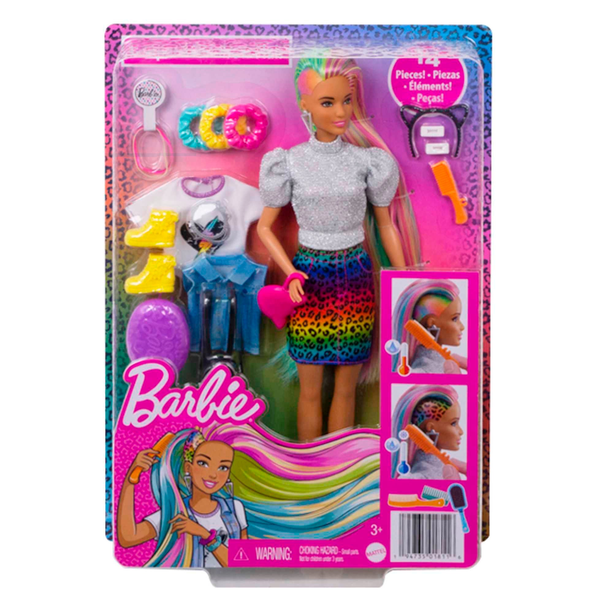 Barbie Rainbow Hair Doll