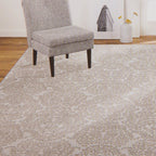 Damask Rug, 5-ft x 7-ft.
