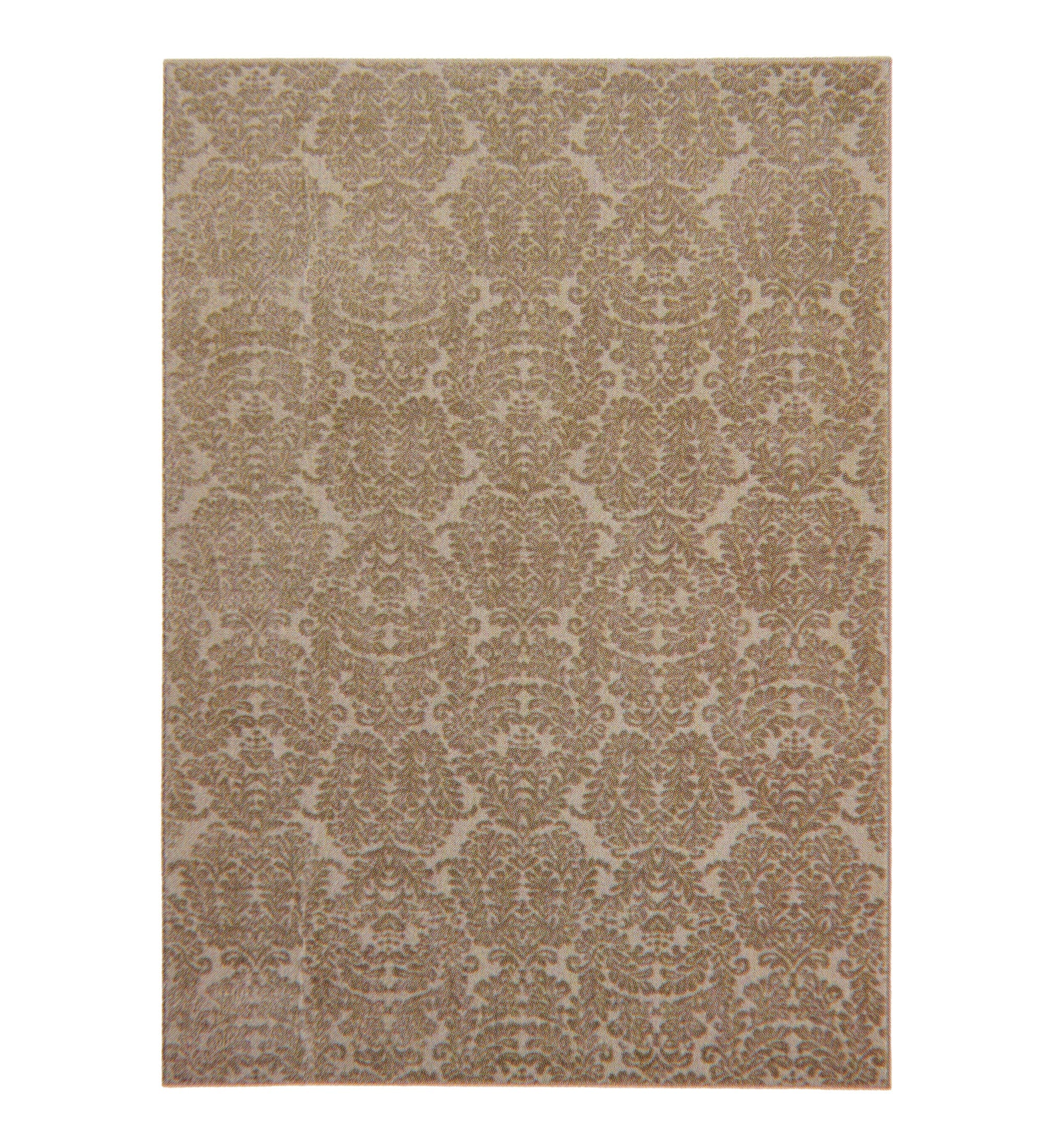 Damask Rug, 5-ft x 7-ft.