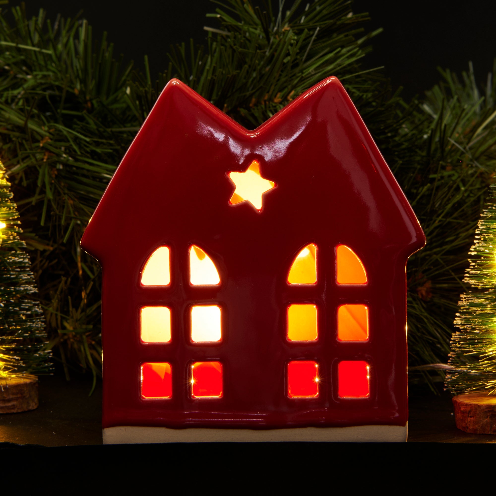 HomeStyles Ceramic House With Trees