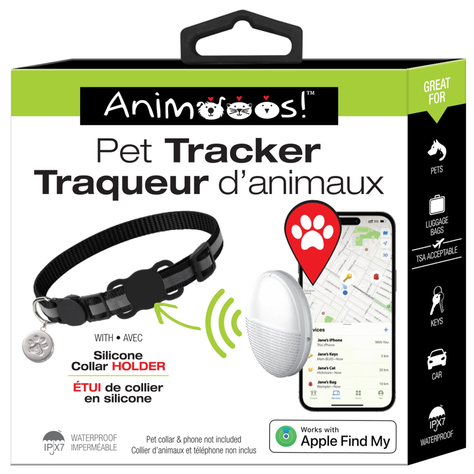 Mini Traqueur d’objets et d’animaux Aminoo
