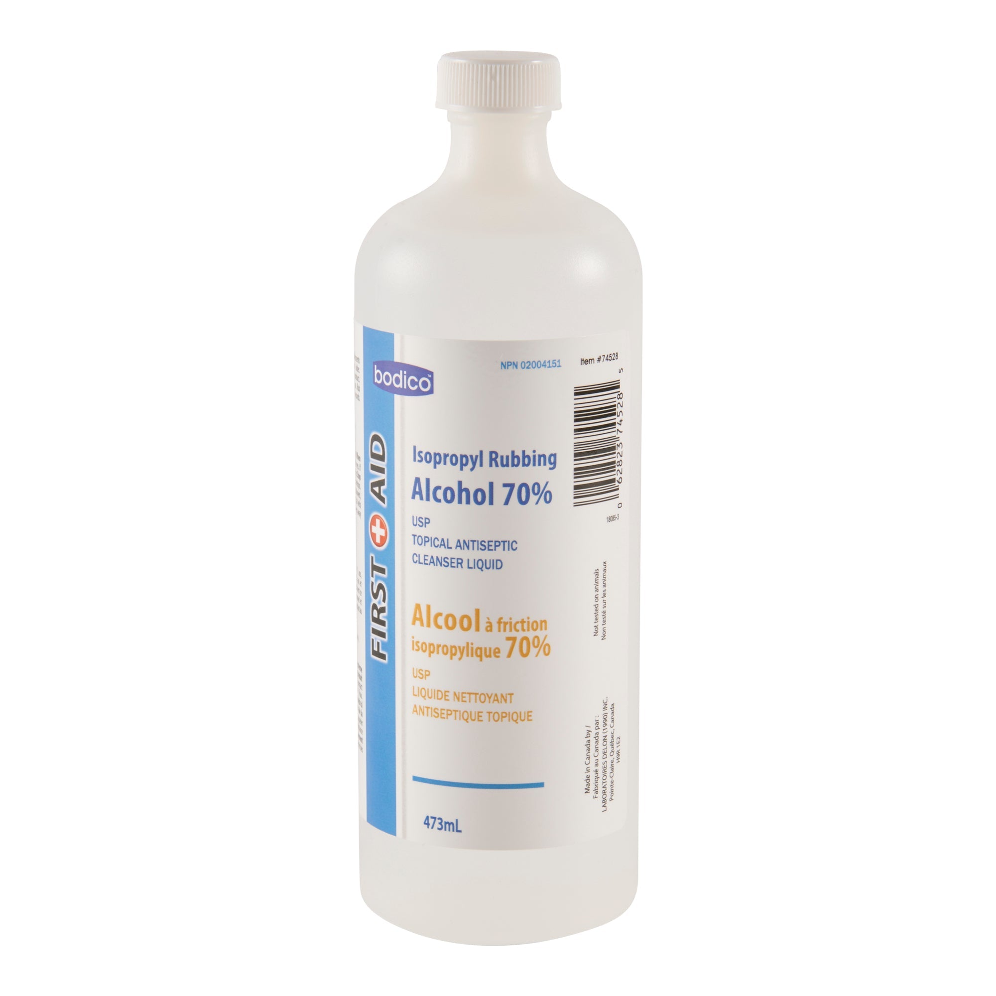 Bodico 70% Rubbing Alcohol, 473 ml