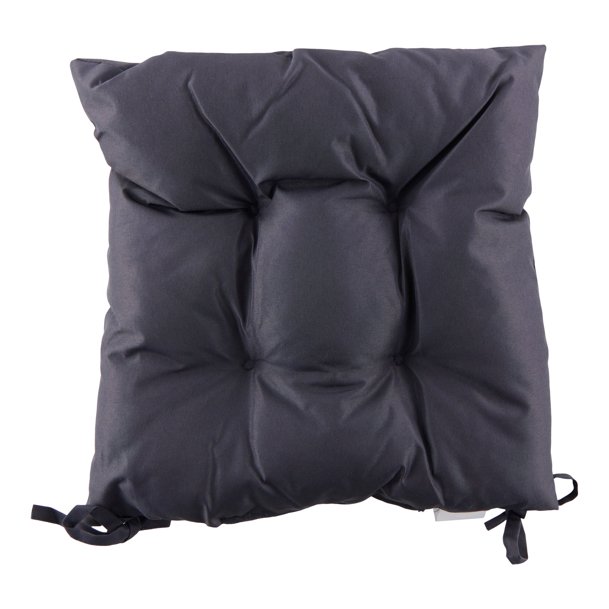 Coussin de chaise touffeté pour l'extérieur, 15 po x 15 po