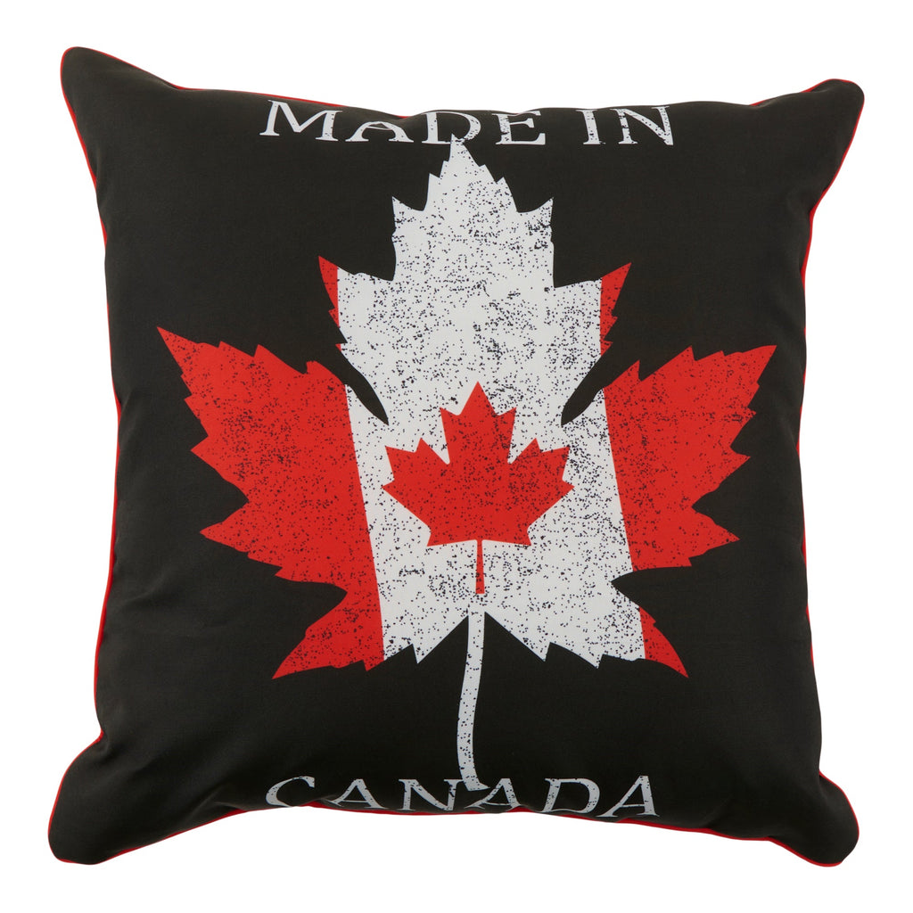 Coussin à thématique du Canada pour l'extérieur HomeStyles, 18 po x 18 po
