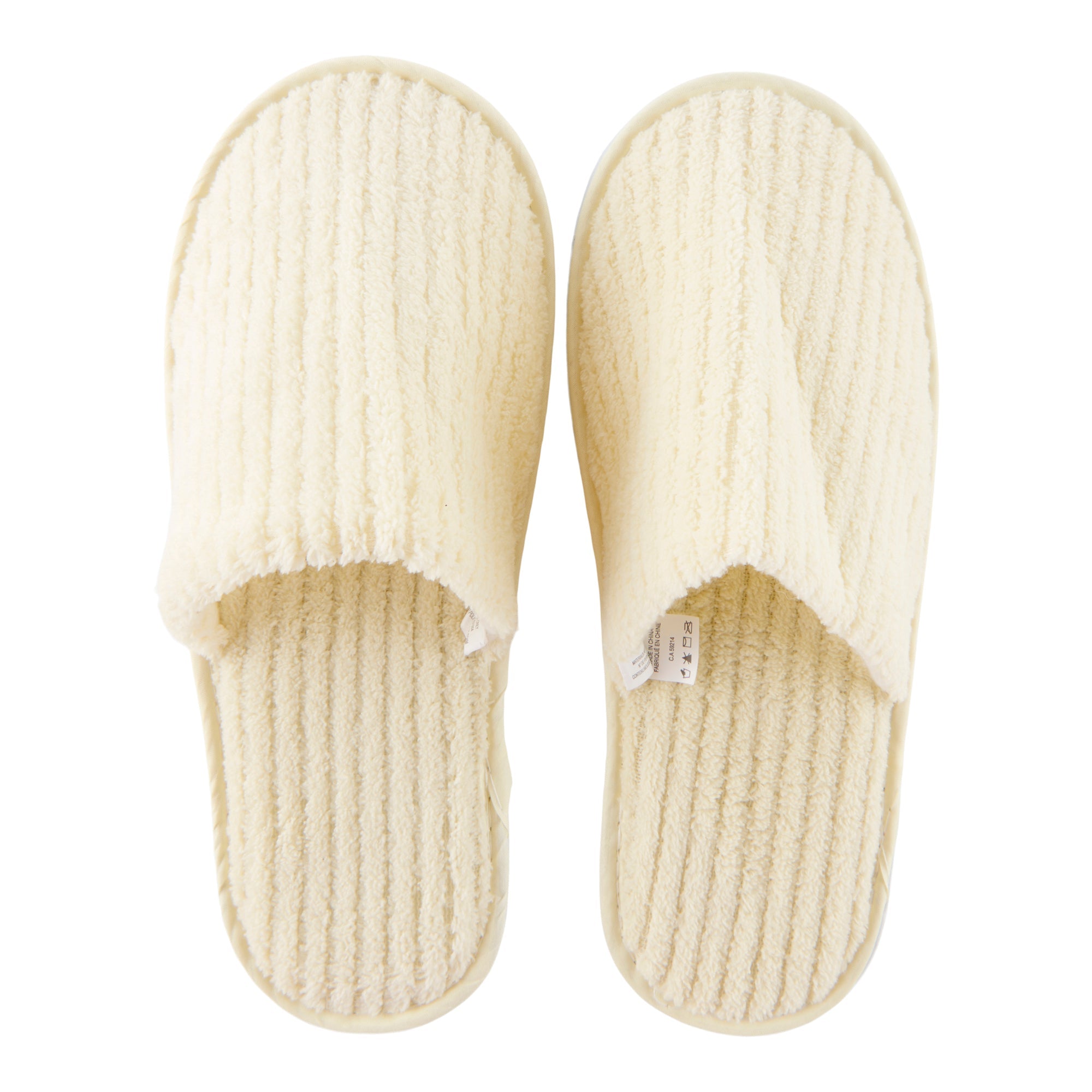 Women's Ribbed Spa Slippers