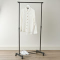 HomeStyles Metal Rolling Rack, Black