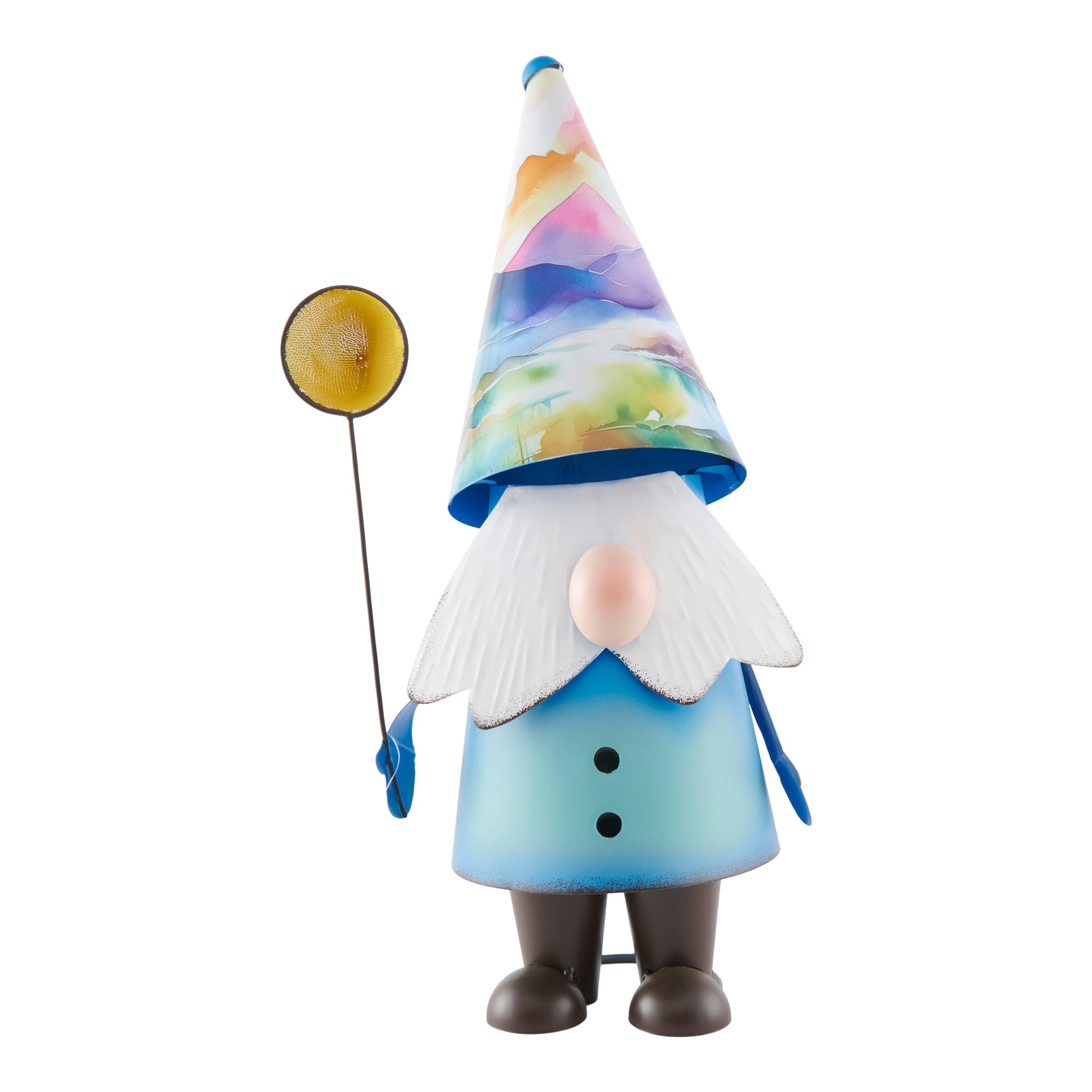 Colourful Metal Gnome, 15-in.