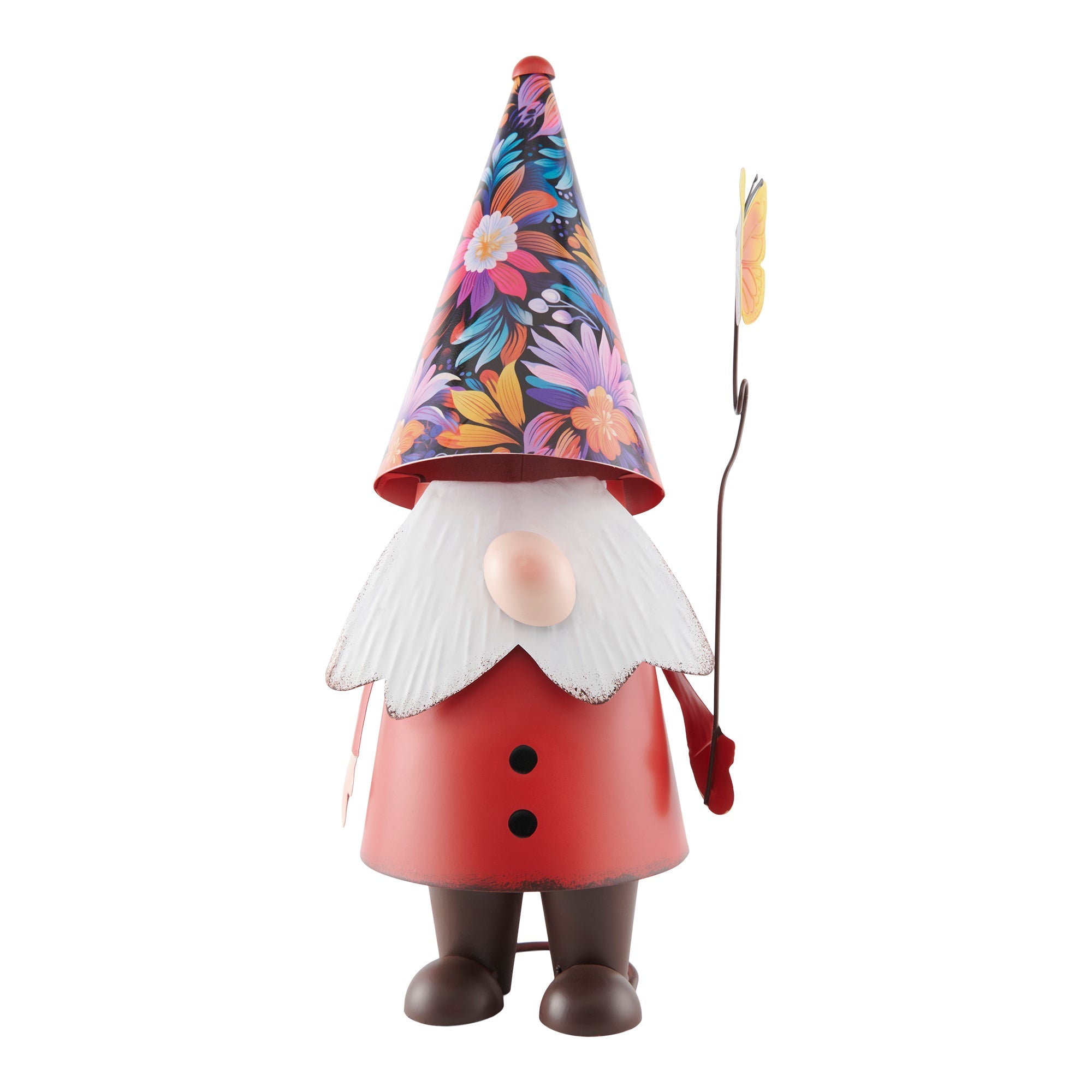 Colourful Metal Gnome, 15-in.
