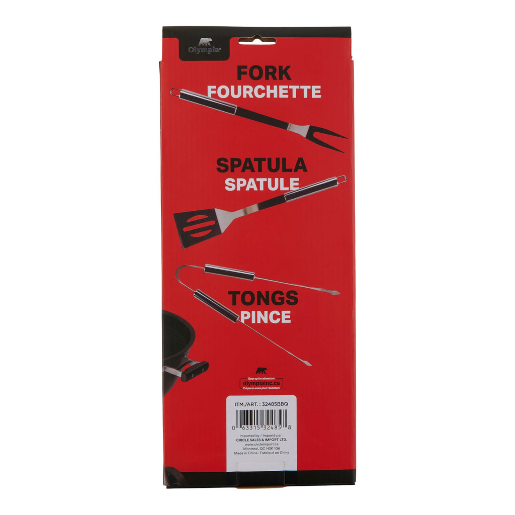 Olympia BBQ Utensil Set, 3 Piece
